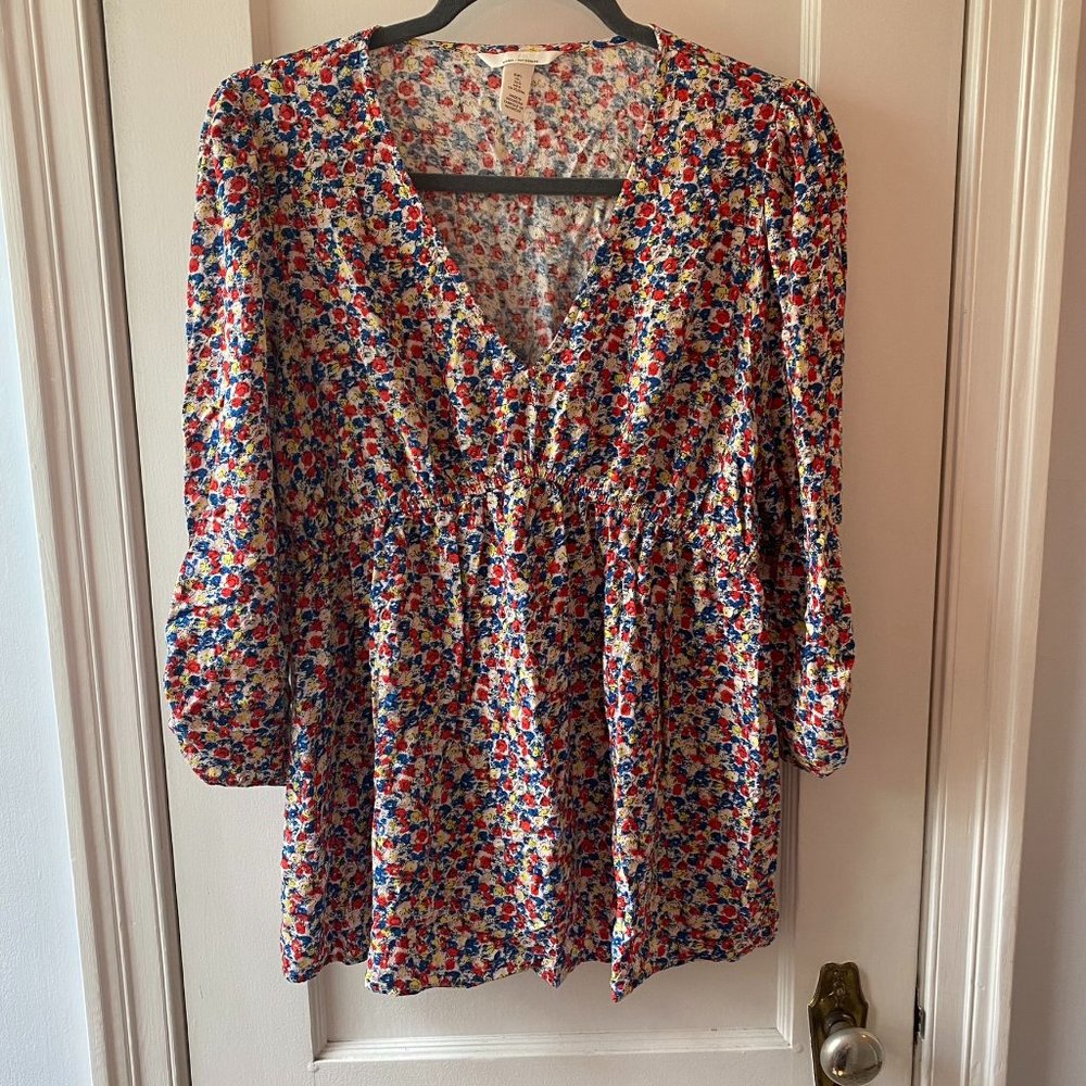 H&M Mama Floral Blouse